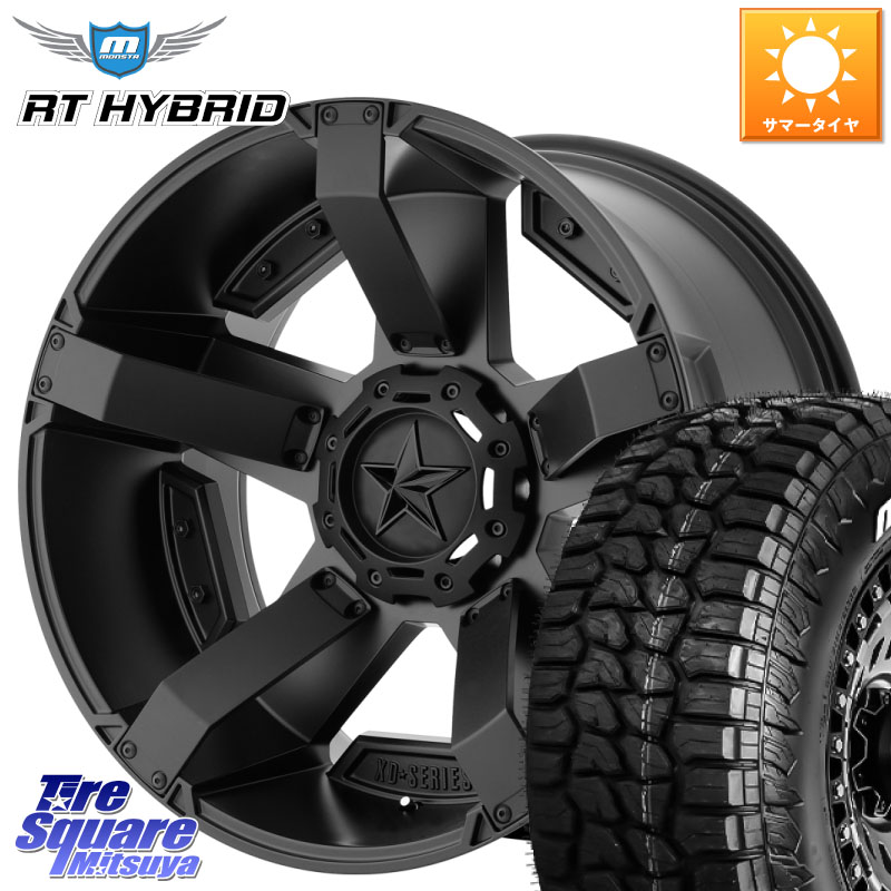 KMC XD811 ROCKSTAR2 ホイール 20インチ ロックスター2 20 X 9.0J +18 6穴 139.7 MONSTA TIRE RT HYBRID RT R/T ハイブリット ホワイトレター 275/55R20