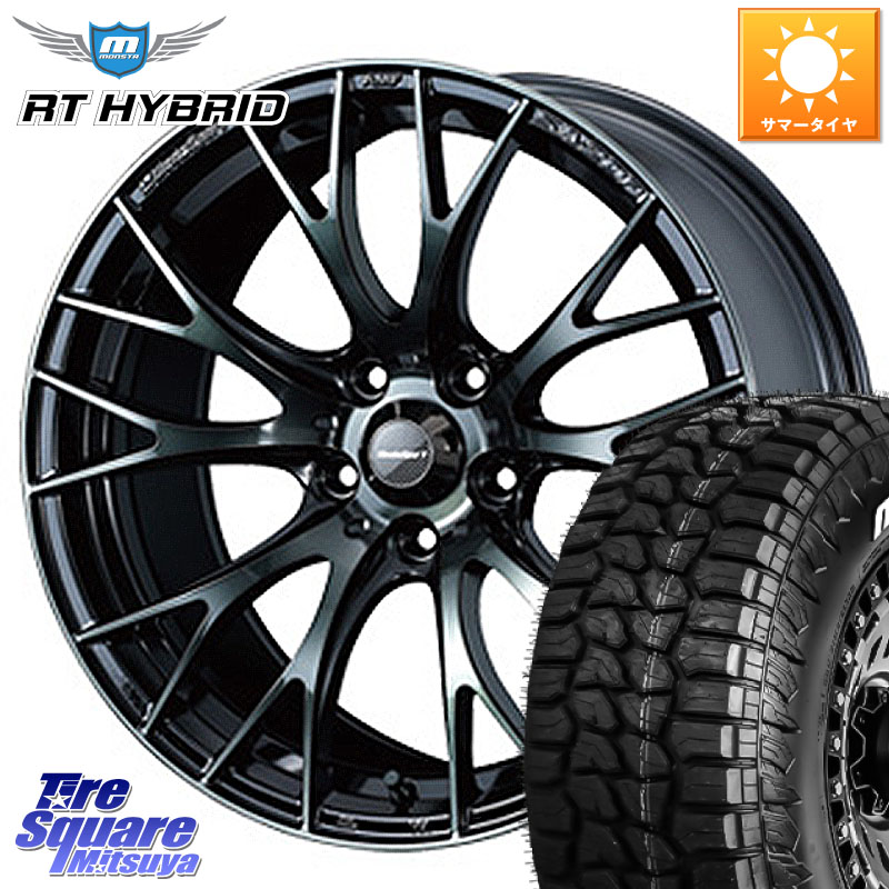 MONSTA TIRE RT HYBRID RT R/T ハイブリット ホワイトレター 109/107 215/65R16 109*107WEDS WedsSport SA-20R SA20R ウェッズ スポーツ ホイール 16インチ 16X7.0J 42 5穴 114.3｜タイヤスクエアミツヤ