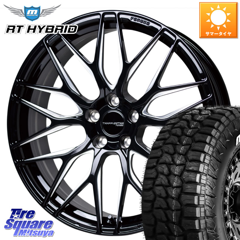 MONSTA TIRE RT HYBRID RT R/T ハイブリット ホワイトレター 265/50R20HotStuff TSF-01 BK/MP トラフィックスターフォージド 20インチ 20X8.5J 43 5穴 114.3 FX45 FX35｜タイヤスクエアミツヤ 166,040円