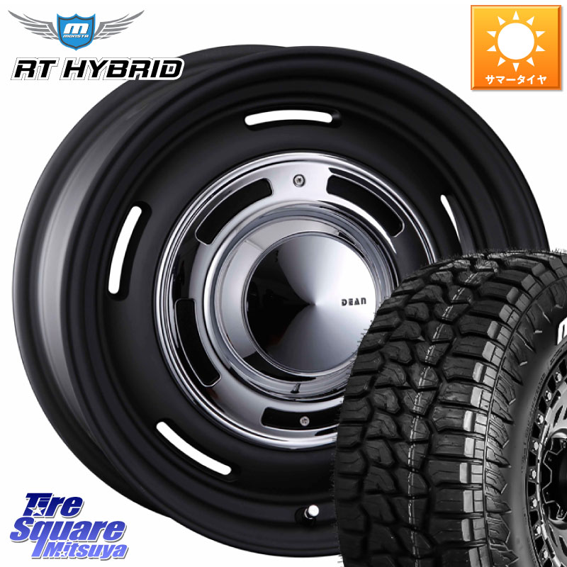 MONSTA TIRE RT HYBRID RT R/T ハイブリット ホワイトレター 109/107 215/65R16 109*107CRIMSON ディーン クロスカントリー ホイール 16インチ 16X6.5J 43 5穴 114.3|タイヤスクエアミツヤ