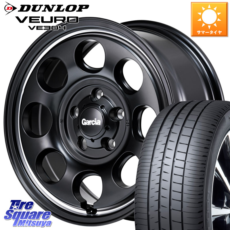 MANARAY MID Garcia Palm8 ガルシア パーム8 ホイール 16インチ 16 X 7.0J +40 5穴 114.3 DUNLOP ダンロップ VEURO VE304 サマータイヤ 195/60R16 フロンクス
