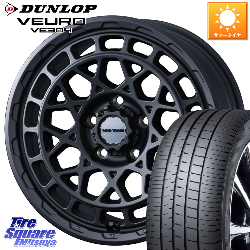WEDS MUDVANCE X TYPE M ホイール 16インチ マッドヴァンス 16 X 7.0J +35 5穴 114.3 DUNLOP ダンロップ VEURO VE304 XL規格 サマータイヤ 205/60R16