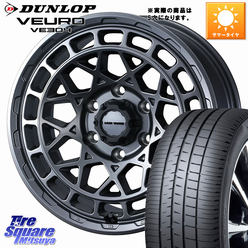 WEDS MUDVANCE X TYPE M ホイール 16インチ マッドヴァンス 16 X 7.0J +35 5穴 114.3 DUNLOP ダンロップ VEURO VE304 XL規格 サマータイヤ 205/60R16
