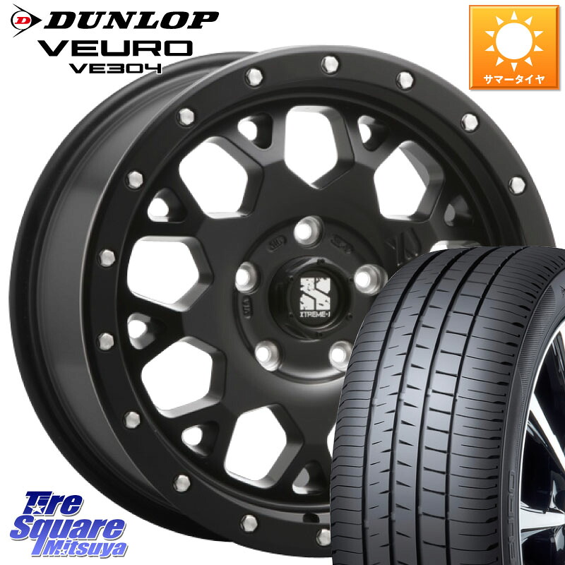 MLJ XJ04 XTREME-J エクストリームJ ホイール 16インチ 16 X 7.0J +35 5穴 114.3 DUNLOP ダンロップ VEURO VE304 サマータイヤ 205/55R16 GRヤリスRSノーマルキャリパー 99,523円