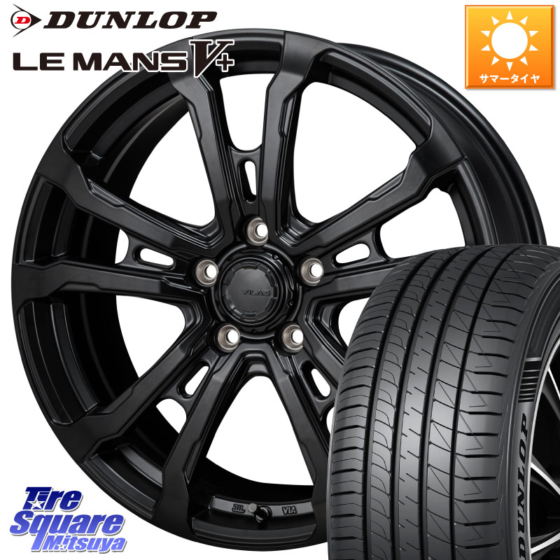 MONZA HI-BLOCK VILAS 17インチ 17 X 7.0J +48 5穴 114.3 DUNLOP ダンロップ LEMANS5+ ルマンV+ 225/50R17 WRX S4(VBH)