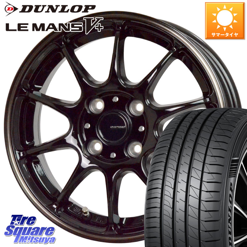 HotStuff G・SPEED P-07 ジー・スピード ホイール 14インチ 14 X 4.5J +45 4穴 100 DUNLOP ダンロップ LEMANS5+ ルマンV+ 175/70R14 Mx27/37/47Sソリオ・デリカD2