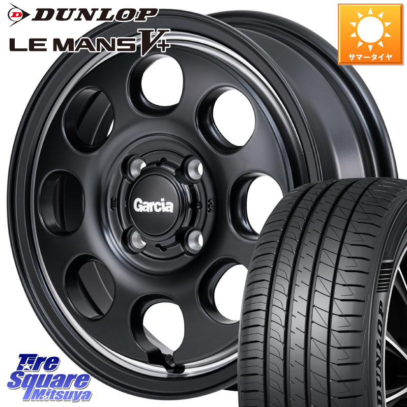 MANARAY MID Garcia Palm8 ガルシア パーム8 ホイール 15インチ 15 X 4.5J +45 4穴 100 DUNLOP ダンロップ LEMANS5+ ルマンV+ 165/65R15 ダイハツTAFT Mx27/37/47Sソリオ・デリカD2 MAx6S系ソリオ
