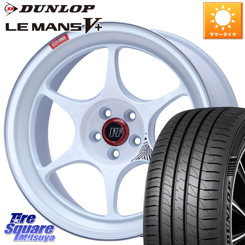 ENKEI エンケイ PerformanceLine PF06 ホイール 18インチ 18 X 8.0J +45 5穴 114.3 DUNLOP ダンロップ LEMANS5+ ルマンV+ 245/45R18