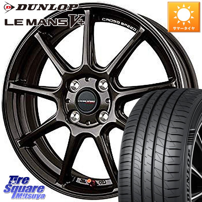 DUNLOP ダンロップ LEMANS5+ ルマンV+ 165/65R15HotStuff クロススピード RS9 RS-9 軽量 ホイール 15インチ 15X5.5J 43 4穴 100 Mx27/37/47Sソリオ・MB37SデリカD2 MAD7Sソリオ/MBD7SデリカD2 デリカD:2 D2|タイヤスクエアミツヤ