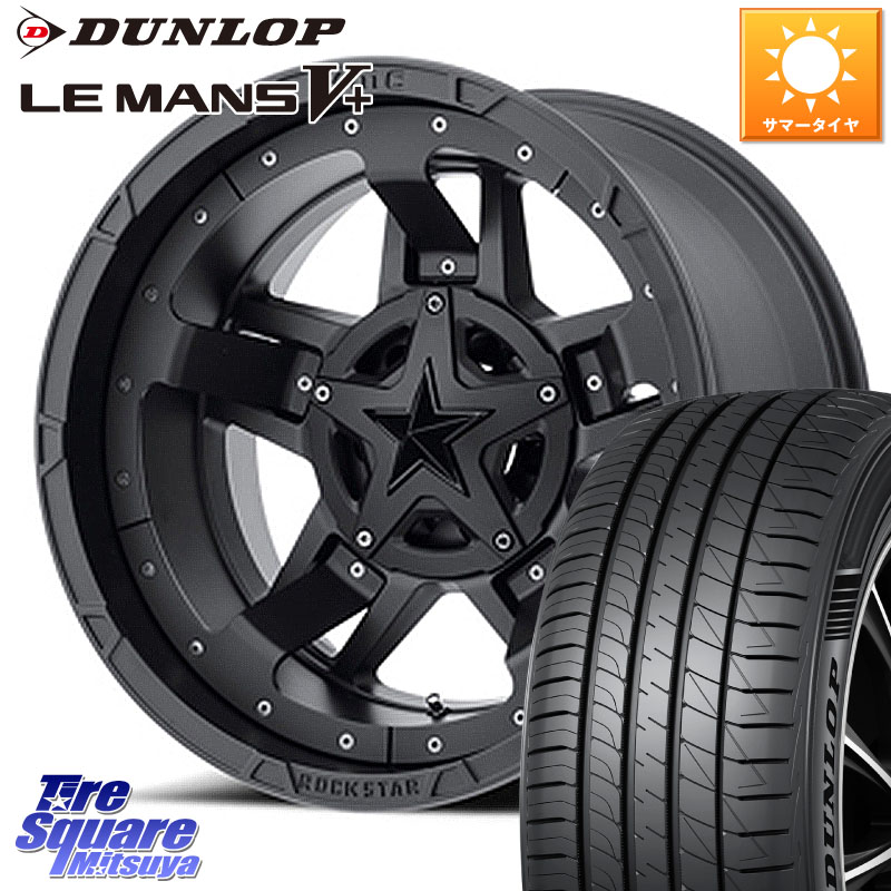 DUNLOP ダンロップ LEMANS5+ ルマンV+ 215/40R17KMC XD827 ROCKSTAR3 ホイール 17インチ ロックスター3 17X8.0J 35 5穴 114.3|タイヤスクエアミツヤ