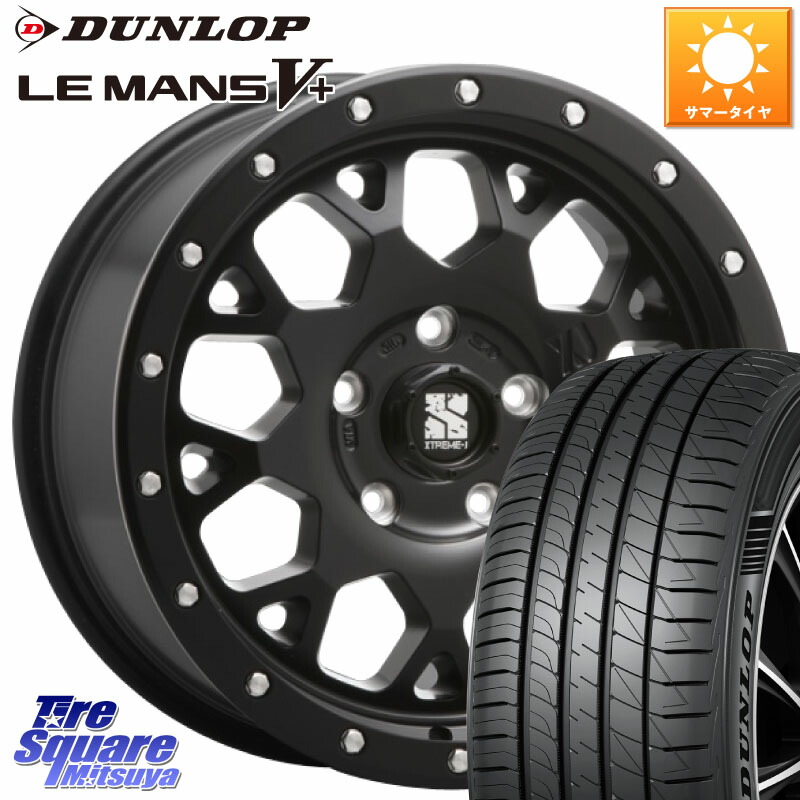 DUNLOP ダンロップ LEMANS5+ ルマンV+ 205/60R16MLJ XJ04 XTREME-J エクストリームJ ホイール 16インチ 16X7.0J 35 5穴 114.3 SAI インサイト|タイヤスクエアミツヤ