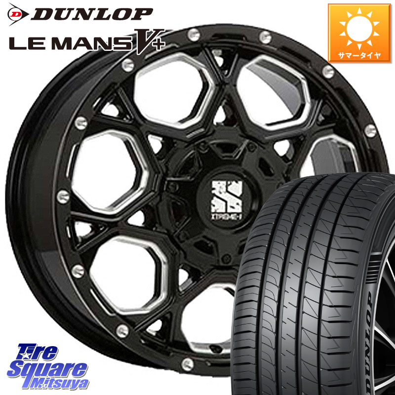 DUNLOP ダンロップ LEMANS5+ ルマンV+ 225/50R17MLJ XJ06 XTREME-J エクストリームJ ホイール 17インチ 17X7.0J 50 5穴 100｜タイヤスクエアミツヤ 106,167円