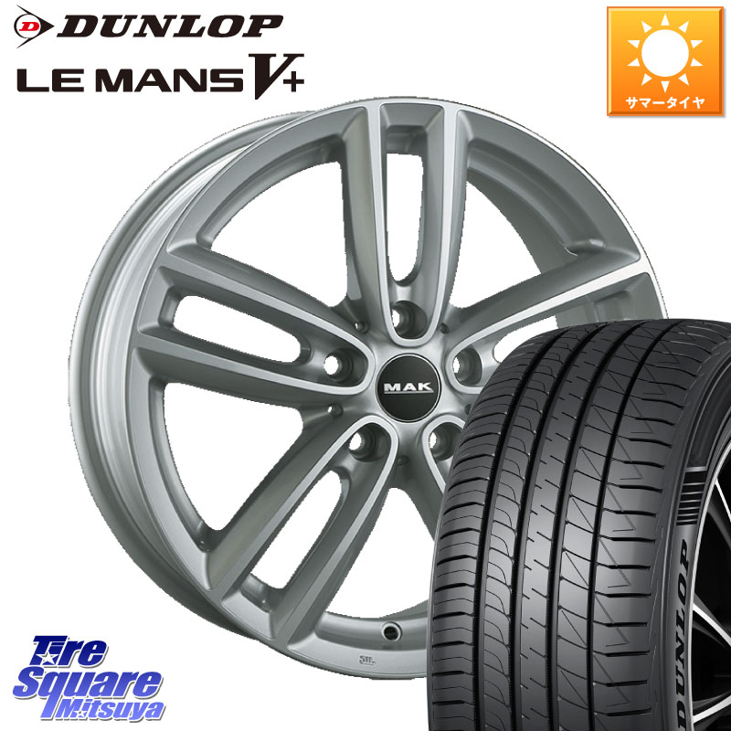 阿部商会 MAK OXFORD ホイール 16インチ 16 X 6.5J(MINI F55 F56 F57) +54 5穴 112 DUNLOP ダンロップ LEMANS5+ ルマンV+ 195/55R16 MINI ミニ F55 F56 F57