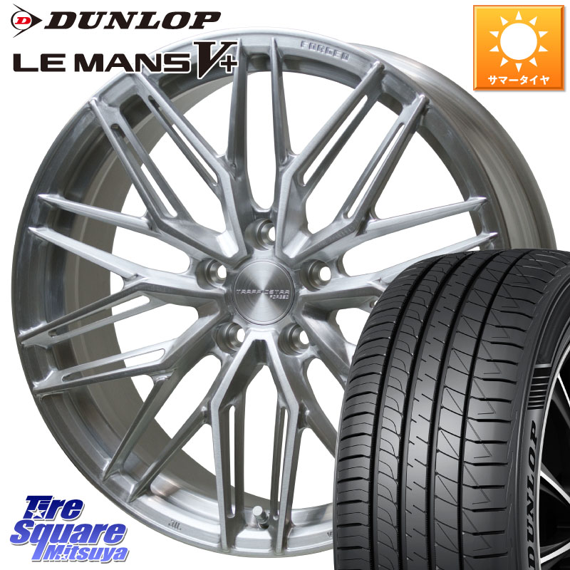 HotStuff TSF-03 BRS トラフィックスターフォージド 19インチ 19 X 8.0J(M14B) +42 5穴 114.3 DUNLOP ダンロップ LEMANS5+ ルマンV+ 235/40R19 レクサスIS 30系後期