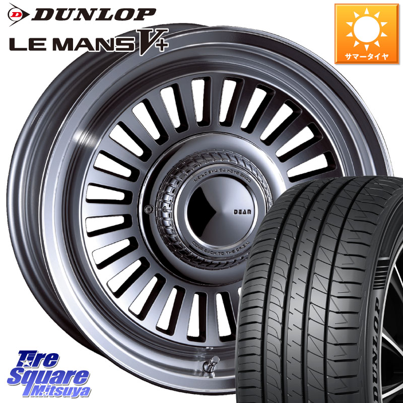 DUNLOP ダンロップ LEMANS5+ ルマンV+ 215/60R16CRIMSON DEAN California カリフォルニア 16X7.0J 25 6穴 139.7|タイヤスクエアミツヤ