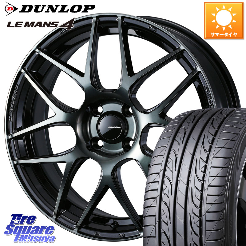 WEDS 74162 SA-27R ウェッズ スポーツ WBC ホイール 16インチ 16 X 6.5J +50 4穴 100 DUNLOP ダンロップ LEMANS 4 ルマン4 LM704 サマータイヤ 205/45R16