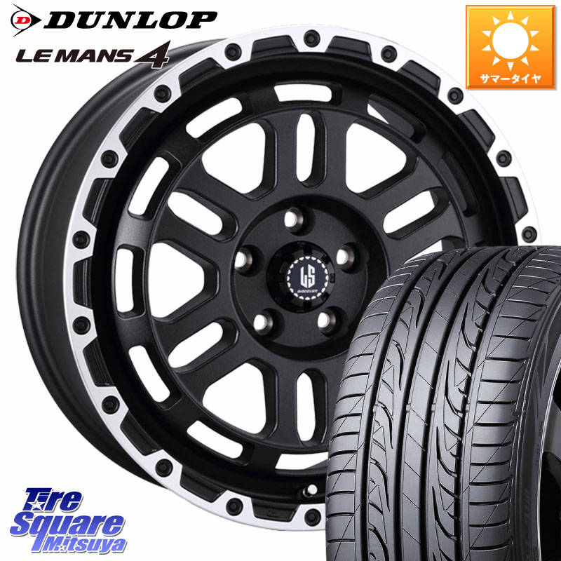 DUNLOP ダンロップ LEMANS 4 ルマン4 LM704 サマータイヤ 225/60R16阿部商会 LA STRADA DISCOVER ホイール 16インチ 16X7.0J 40 5穴 114.3|タイヤスクエアミツヤ