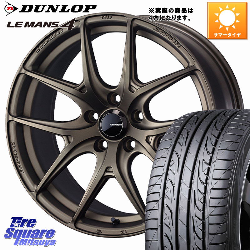 WEDS WedsSport SA-01R ホイール 16インチ ウェッズ スポーツ 16 X 6.5J +50 4穴 100 DUNLOP ダンロップ LEMANS 4 ルマン4 LM704 サマータイヤ 205/45R16 90,860円