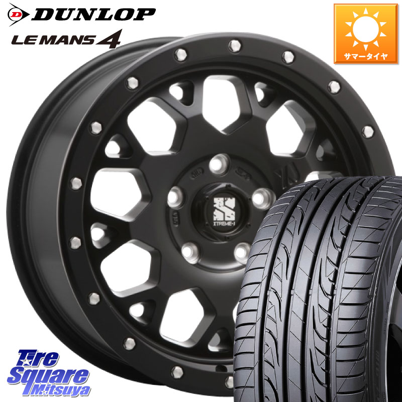 MLJ XJ04 XTREME-J エクストリームJ ホイール 16インチ 16 X 7.0J +35 5穴 114.3 DUNLOP ダンロップ LEMANS 4 ルマン4 LM704 サマータイヤ 225/60R16