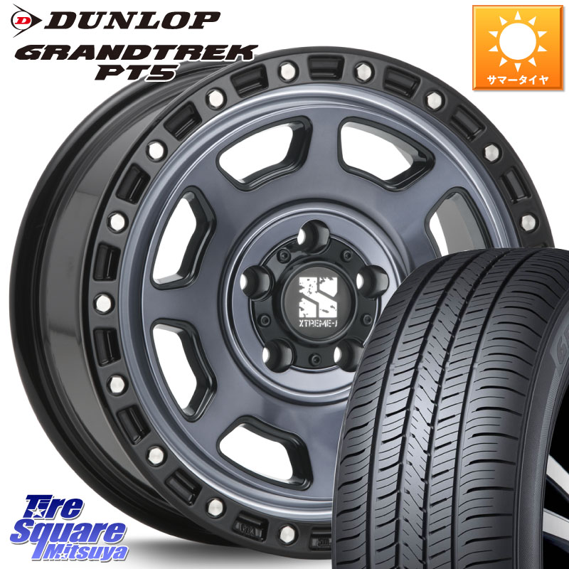 MLJ XJ07 XTREME-J 5H IND JEEP エクストリームJ 17インチ 17 X 8.0J +38 5穴 127 DUNLOP ダンロップ GRANDTREK PT5 グラントレック サマータイヤ 265/70R17 クライスラー ジープ ラングラー JK系 クライスラー ジープ ラングラー JL系 105,675円