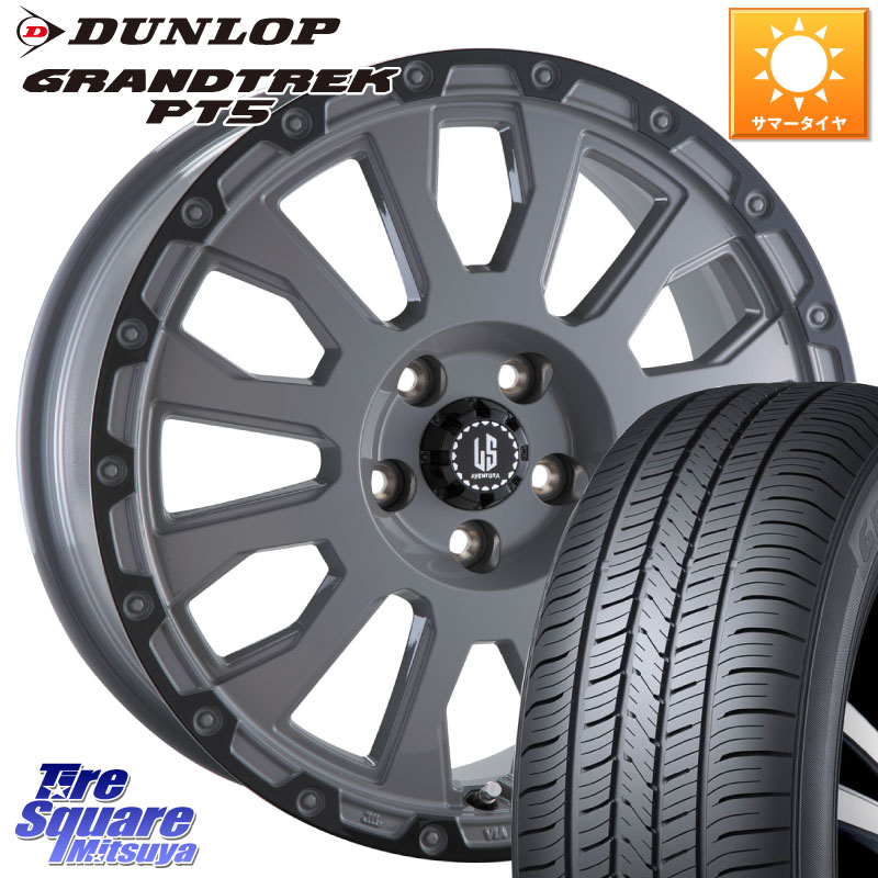 DUNLOP ダンロップ GRANDTREK PT5 グラントレック サマータイヤ 265/65R18阿部商会 LA STRADA AVENTURA アヴェンチュラ 18インチ 18X7.5J 44 5穴 127 クライスラー ジープ ラングラー JK系 クライスラー ジープ ラングラー JL系｜タイヤスクエアミツヤ