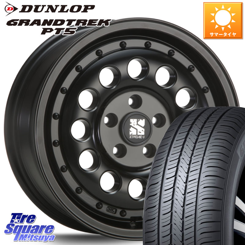 MLJ XTREME-J エクストリーム RUGGED ラギッド 16インチ 16 X 6.5J +32 5穴 114.3 DUNLOP ダンロップ GRANDTREK PT5 グラントレック サマータイヤ 225/70R16 デリカD:5