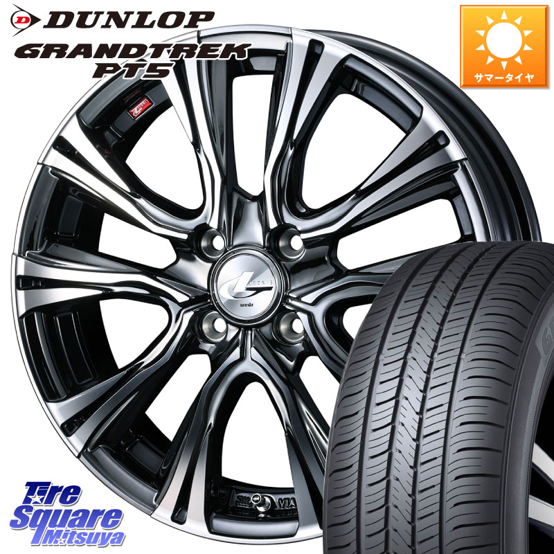 WEDS 41224 LEONIS VR BMCMC ウェッズ レオニス ホイール 16インチ 16 X 6.0J +42 4穴 100 DUNLOP ダンロップ GRANDTREK PT5 グラントレック サマータイヤ 215/65R16