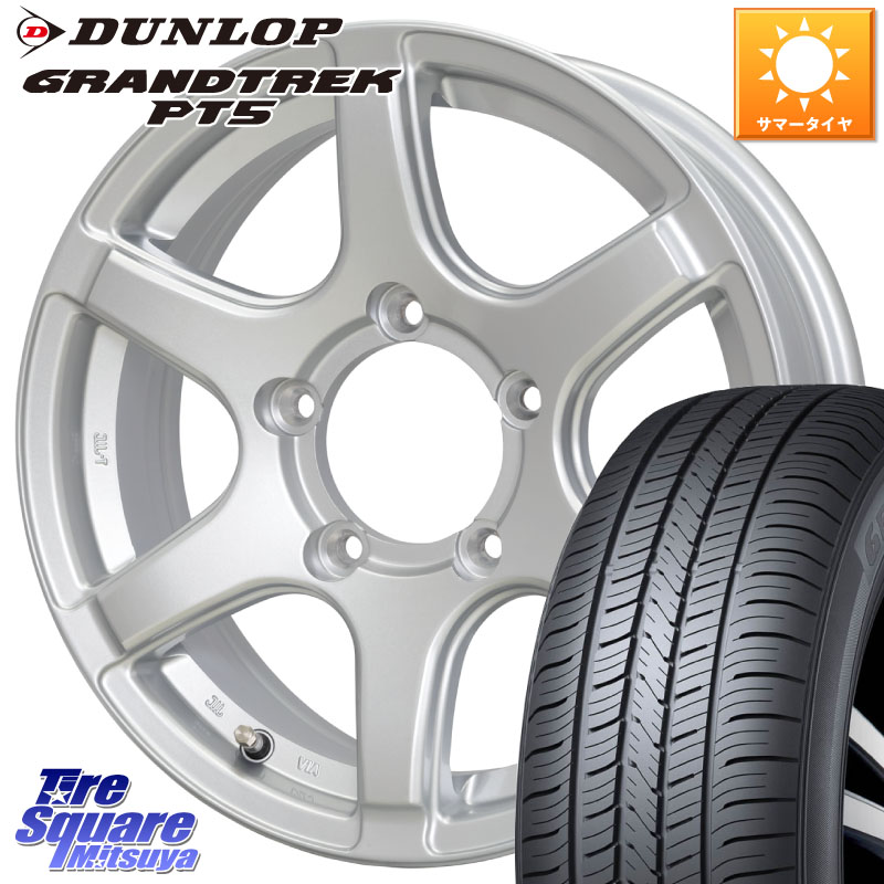 HotStuff BISON BN-04 BN04 バイソン ホイール 16インチ 16 X 5.5J +22 5穴 139.7 DUNLOP ダンロップ GRANDTREK PT5 グラントレック サマータイヤ 225/70R16 ジムニー専用(要リフトアップ・オーバーフェンダー等)