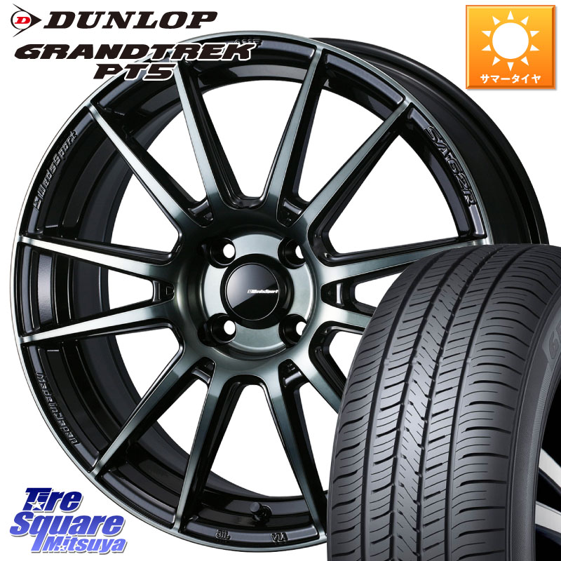 WEDS WedsSport SA-62R ホイール 16インチ 16 X 6.5J +42 4穴 100 DUNLOP ダンロップ GRANDTREK PT5 グラントレック サマータイヤ 215/65R16