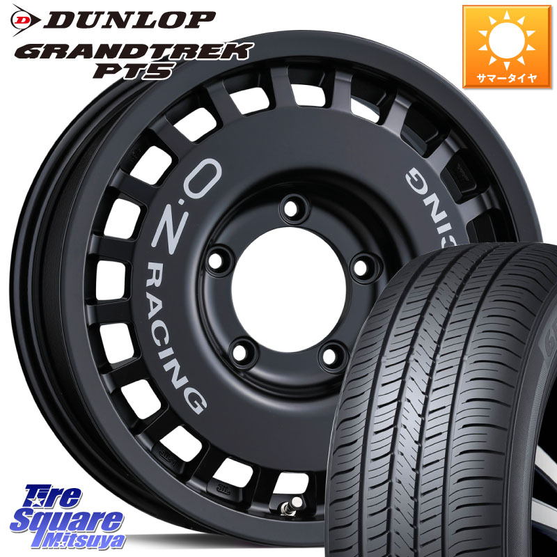 OZ Rally Racing 4x4 ラリーレーシング ジムニーシエラ用 ※インセット-5 ホイール 16インチ 16 X 6.0J +0 5穴 139.7 DUNLOP ダンロップ GRANDTREK PT5 グラントレック サマータイヤ 215/65R16 ジムニー専用(要オーバーフェンダー等) ジムニ－シエラ・ノマド(カスタム) 128,035円