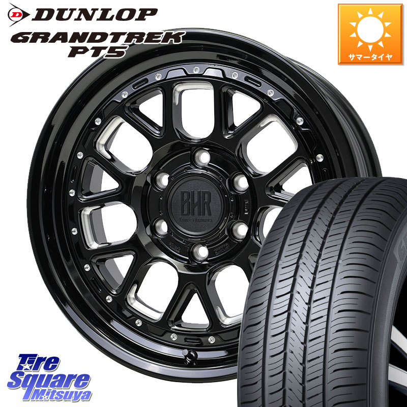 HotStuff BARKLEY HARDROCK HURON ハードロック ヒューロン ホイール 18インチ 18 X 8.0J +20 6穴 139.7 DUNLOP ダンロップ GRANDTREK PT5 グラントレック サマータイヤ 265/65R18