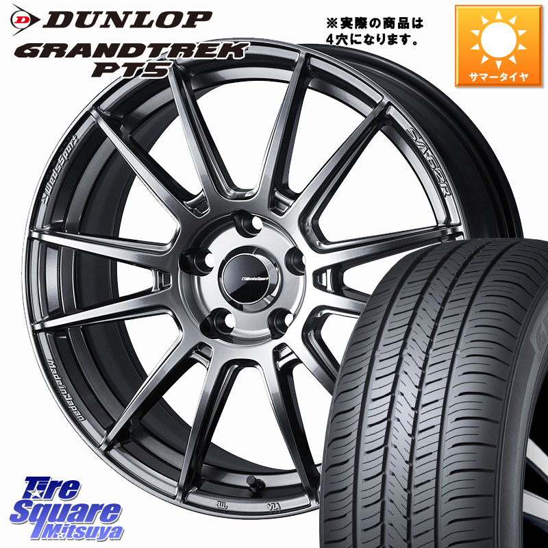 WEDS WedsSport SA-62R ホイール 16インチ 16 X 6.5J +42 4穴 100 DUNLOP ダンロップ GRANDTREK PT5 グラントレック サマータイヤ 215/65R16