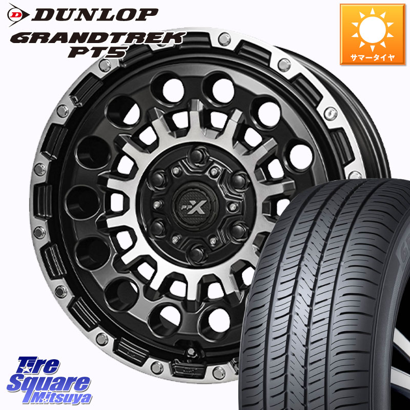 KYOHO PPX GX14 ホイール 18インチ 18 X 8.0J(M14) +50 6穴 139.7 DUNLOP ダンロップ GRANDTREK PT5 グラントレック サマータイヤ 265/65R18 ランクル300 ランクル250