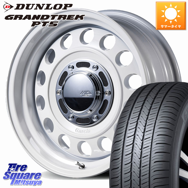 DUNLOP ダンロップ GRANDTREK PT5 グラントレック サマータイヤ 215/65R16MANARAY MID GARCIA CISCO Type2 ※インセット-5 ホイール 16インチ 16X6.0J 0 5穴 139.7 ジムニー専用(要オーバーフェンダー等) ジムニ&minus;シエラ/ノマド(カスタム) AZオフロード カスタムサイズ｜タイヤスクエアミツヤ 95,128円