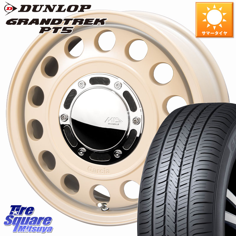 MANARAY MID GARCIA CISCO Type2 サンドベージュ 在庫● 16インチ ガルシア シスコ 16 X 6.5J +40 5穴 114.3 DUNLOP ダンロップ GRANDTREK PT5 グラントレック サマータイヤ 225/70R16 デリカD:5
