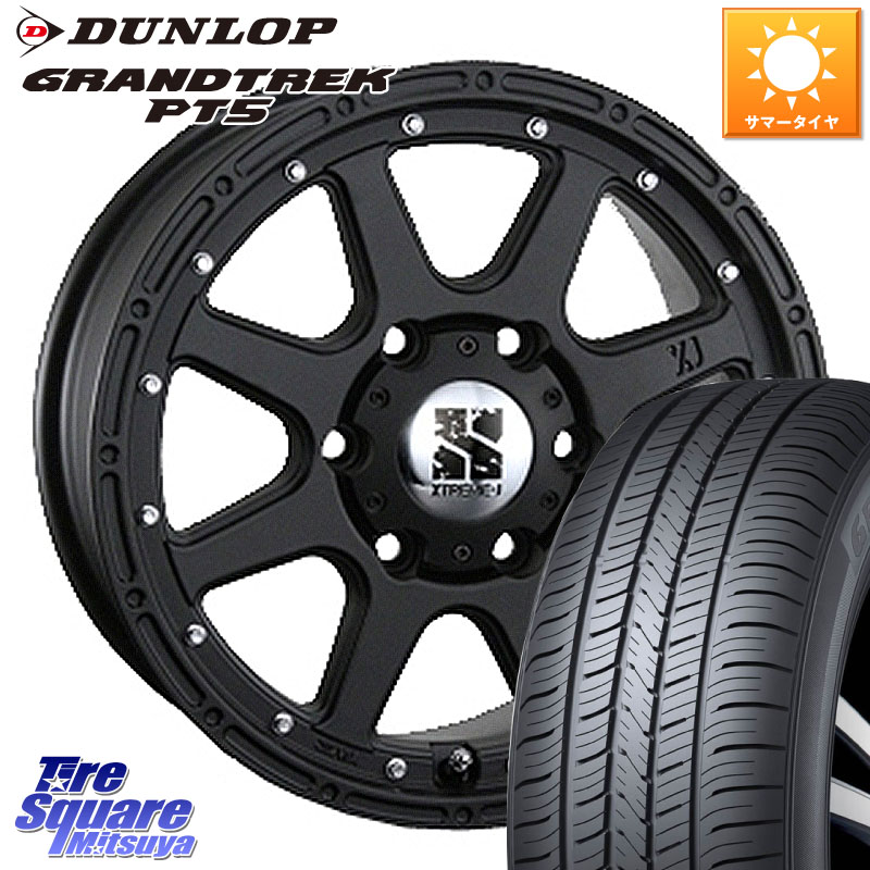 DUNLOP ダンロップ GRANDTREK PT5 グラントレック サマータイヤ 285/60R18MLJ XTREME-J エクストリームJ ホイール 18インチ 18X8.0J 25 6穴 139.7｜タイヤスクエアミツヤ