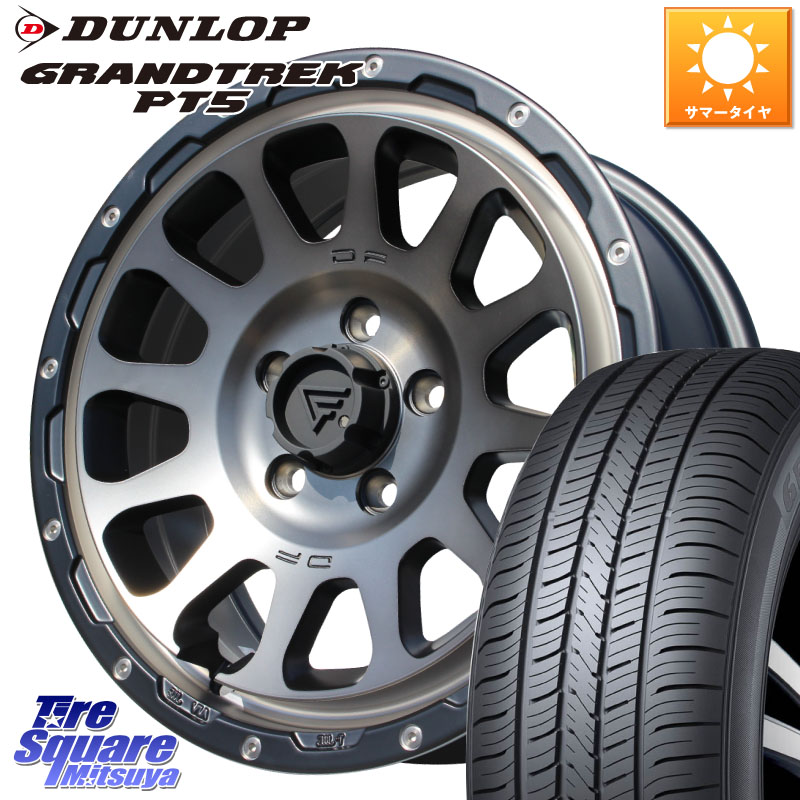 DUNLOP ダンロップ GRANDTREK PT5 グラントレック サマータイヤ 225/70R16DELTA FORCE デルタフォース オーバル デリカD5専用 ホイール 16インチ 16X7.0J 42 5穴 114.3 デリカD:5 エクリプスクロス｜タイヤスクエアミツヤ