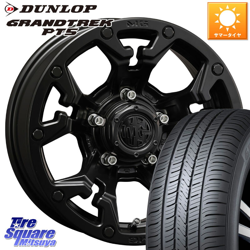 CRIMSON クリムソン GOLEM ゴーレム 16インチ 16 X 5.5J +20 5穴 139.7 DUNLOP ダンロップ GRANDTREK PT5 グラントレック サマータイヤ 175/80R16 ジムニー