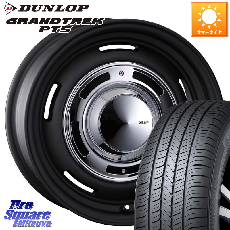 DUNLOP ダンロップ GRANDTREK PT5 グラントレック サマータイヤ 265/65R17CRIMSON ディーン クロスカントリー ブラック 17インチ 17X8.0J 20 6穴 139.7 GUN226ハイラックス 150系プラド ランクル[FJ] トライトンGSR GUN125ハイラックス Tacoma ハイラックス HILUX ハイ｜タイヤスクエアミツヤ