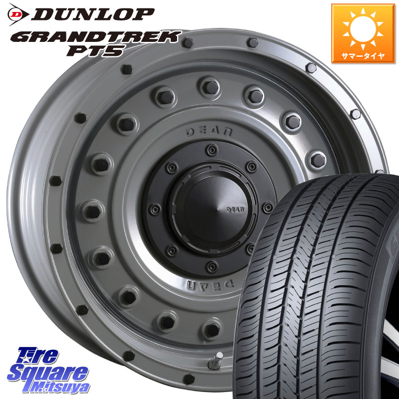 DUNLOP ダンロップ GRANDTREK PT5 グラントレック サマータイヤ 265/65R17CRIMSON ディーン コロラド 17インチ 17X8.0J 20 6穴 139.7 GUN226ハイラックス 150系プラド ランクル[FJ] トライトンGSR GUN125ハイラックス Tacoma ハイラックス HILUX ハイラックス サーフ｜タイヤスクエアミツヤ