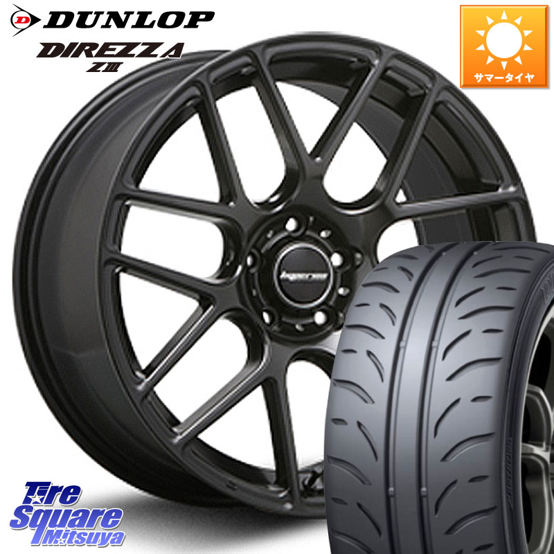 MLJ hyperion ハイペリオン CVM ホイール 19インチ 19 X 8.5J +35 5穴 114.3 DUNLOP ダンロップ ディレッツァ Z3 DIREZZA サマータイヤ 245/40R19 30系アルファード 30系ヴェルファイア 20系アルファード