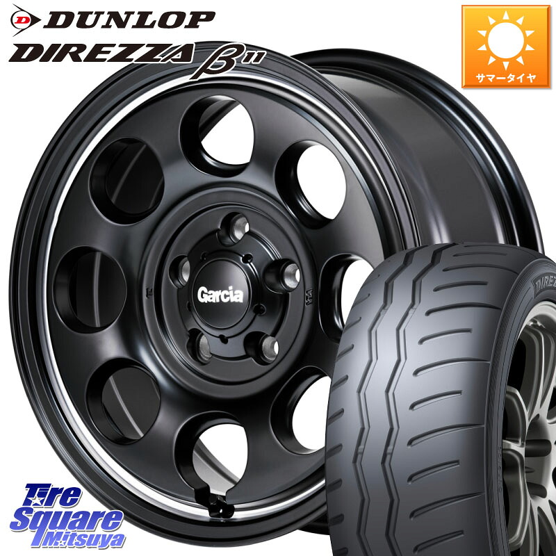 MANARAY MID Garcia Palm8 ガルシア パーム8 ホイール 16インチ 16 X 7.0J +40 5穴 114.3 DUNLOP DIREZZA B11 ディレッツァ ベータ11 195/50R16