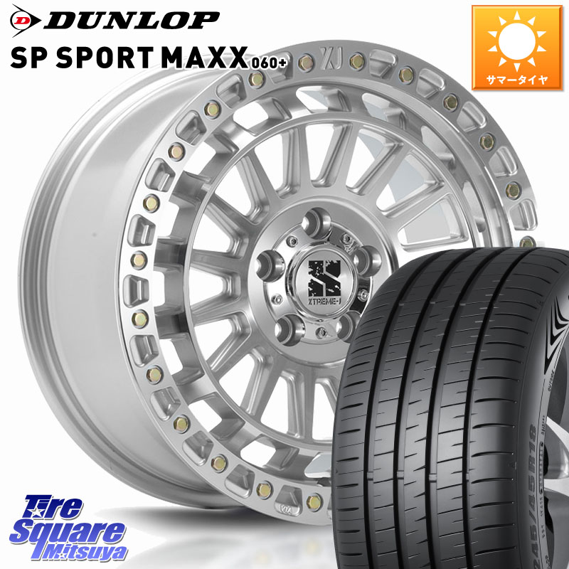 MLJ XJ08 XTREME-J ホイール 18インチ 18 X 8.0J +40 5穴 114.3 DUNLOP ダンロップ SP SPORT MAXX 060+ スポーツマックス 225/40R18