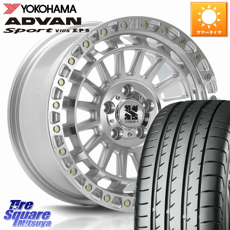 MLJ XJ08 XTREME-J ホイール 18インチ 18 X 8.0J +40 5穴 114.3 YOKOHAMA R0166 ADVAN Sport V105 ヨコハマ 235/60R18 50系RAV4 FE0系アリアARIYA T33エクストレイル アウトランダーPHEV