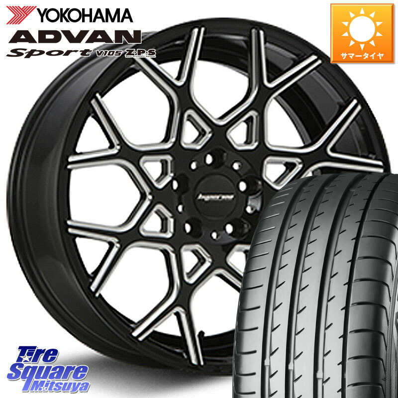 MLJ huperion ハイペリオン CVZ ホイール 19インチ 19 X 8.5J +45 5穴 114.3 YOKOHAMA R1349 ADVAN Sport V105 ヨコハマ 245/35R19 WRX S4(VBH) 160,185円