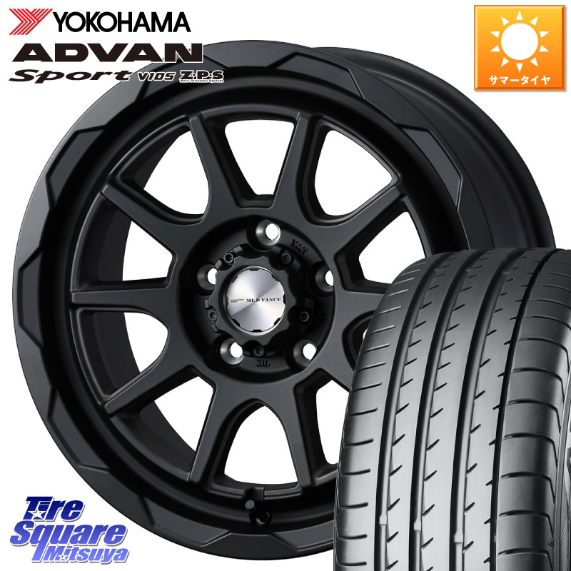 WEDS 【欠品次回4月中旬】 マッドヴァンス 06 MUD VANCE 06 ウエッズ 16インチ 16 X 7.0J +38 5穴 114.3 YOKOHAMA R4964 ADVAN Sport V105 ヨコハマ 195/50R16