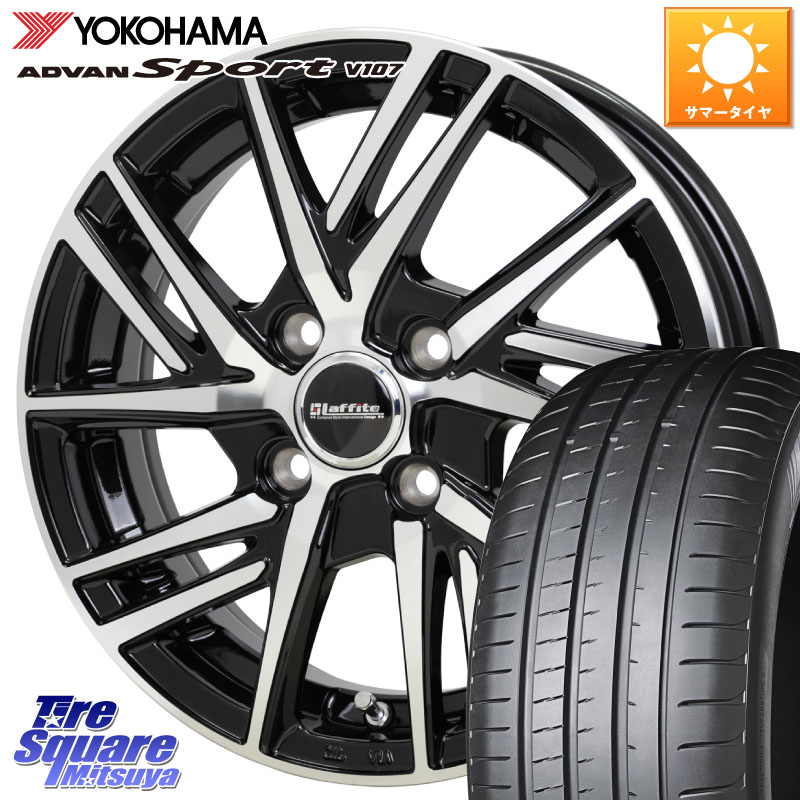 HotStuff ラフィット LW06-2 LW-06-2 ホイール 17インチ 17 X 6.5J +45 4穴 100 YOKOHAMA S0600 ADVAN Sport V107 ヨコハマ 205/45R17 ロードスター(ローダウン等)