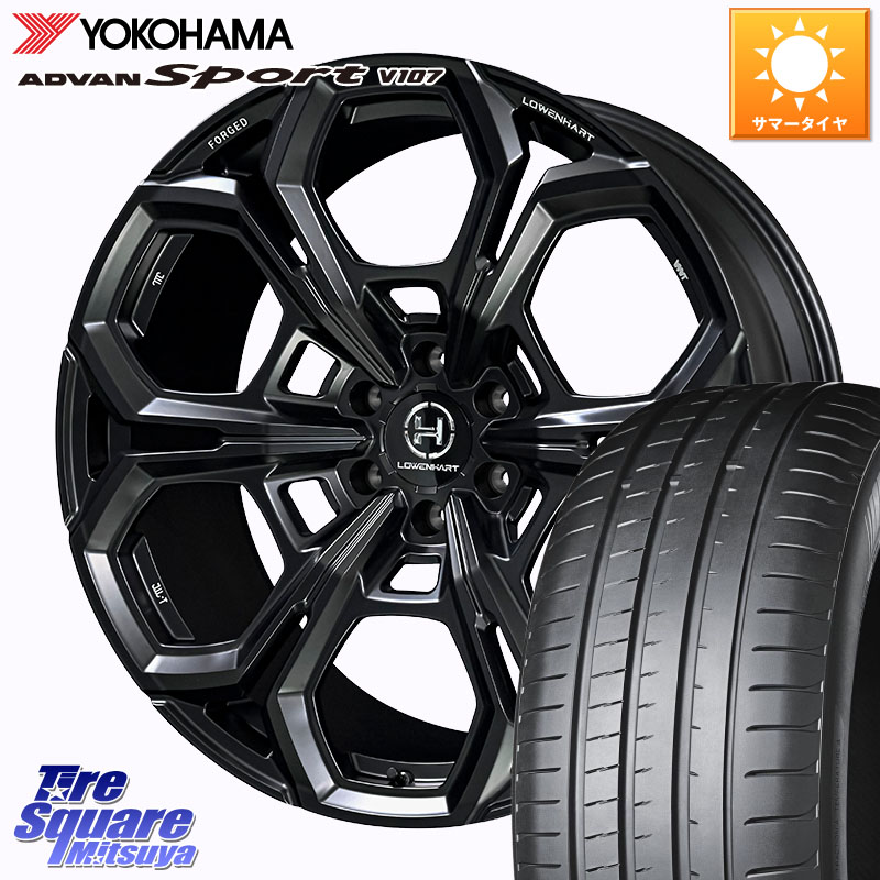 KYOHO LOWENHART FLG_1 FORGED ホイール 22インチ 22 X 10.0J(M14) +50 6穴 139.7 YOKOHAMA R4182 ADVAN アドバン Sport スポーツ V107 MO1 ヨコハマ 285/45R22