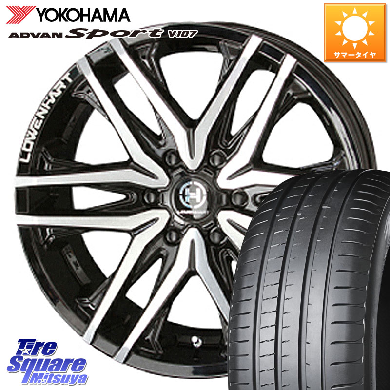 KYOHO レーベンハート GXL306 ホイール 20インチ 20 X 8.5J +10 6穴 139.7 YOKOHAMA R8277 ADVAN Sport V107 ヨコハマ 265/50R20