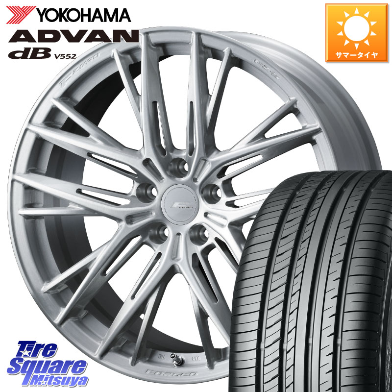 WEDS F ZERO FZ-5 FZ5 鍛造 FORGED ホイール 18インチ エフゼロ 18 X 8.5J +35 5穴 114.3 YOKOHAMA R7990 ADVAN dB V552 ヨコハマ 235/60R18 アウトランダーPHEV